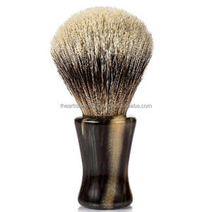 Brocha de afeitar de la mejor calidad, mango de cuerno de alta calidad, brocha de afeitar de cuerno Natural de Artisan Craft - Product Image 1