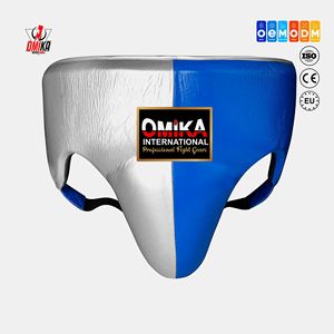 OMIKA INTERNATIONAL Protection de l'aine unisexe pour la boxe - Coque en cuir résistante aux chocs pour MMA avec protection en mousse haute densité, logo personnalisé - Product Image 1