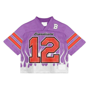 Maillot Streetwear Coupe Boxy Col V Respirant en Polyester Personnalisable par Sublimation – Vente en Gros - Product Image 1