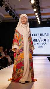 Indonesia Made Customizable Elegant Viscose Muslim Hijab for Women with Colorful Patterns for Prayer Occasions - Product Image 3
