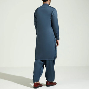 Shalwar Kameez traditionnel pour hommes de haute qualité, en coton respirant, confortable à porter en toutes saisons - Product Image 2