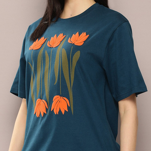 Camiseta de algodón 100% para mujer, diseño moderno y a la moda, camiseta de lujo de alta calidad para mujer, al por mayor - Product Image 4