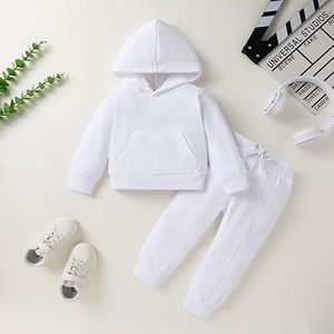Logo OEM ODM Fabricant Vêtements pour enfants de haute qualité Ensemble de survêtement à capuche tendance et léger - Product Image 3