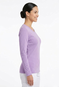 Haut de blouse médicale pour femme, à manches longues, personnalisable, vente en gros - Product Image 4