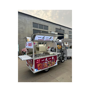 Tricycle électrique pour la restauration rapide, chariot de cuisine mobile en acier inoxydable avec garantie de 2 ans, remorque alimentaire à 3 roues à vendre - Product Image 3