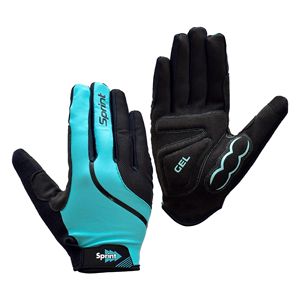 Guantes de Ciclismo Negros de Dedo Completo, Transpirables, Antideslizantes, con Gel en la Palma, para Ciclismo y Deportes al Aire Libre - Product Image 3