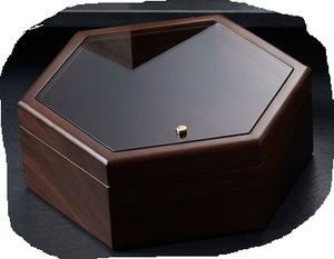 Wooden Jewelry <b>Storage</b> Box Acrylic Lid Lockable Organizer Case <b>Tabletop</b> Display Box for Glasses and Small Items Handmade Quality - Product Image 3