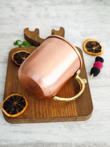 Taza de estilo vintage con asa dorada, elegante vajilla para té, café, cerveza, cócteles, bar en casa, comedor y uso diario, procedente de la India. - Product Image 2