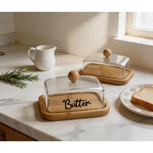 Beurrier de style moderne, élégant récipient de rangement pour le beurre, pour sublimer la présentation de la table et une utilisation polyvalente - Product Image 2