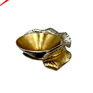 Wedding Decor Luxury Dish Dessert Chocolate Date Serving Metal Bowls For Ramadan <b>Eid</b> Decoration Metal Crafts - Product Image 1