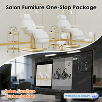 Fauteuil de Salon Esthétique, Fournitures d'Esthétique, Lit Cosmétique Facial pour Esthéticienne, Ensemble Cama De Belleza, Lit de Massage