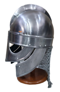 Casco Vikingo Medieval con Protección Facial Completa de Malla, Armadura de Caballero Hecha a Mano en Acero Suave, Disfraz de Cosplay para Adultos - Product Image 3
