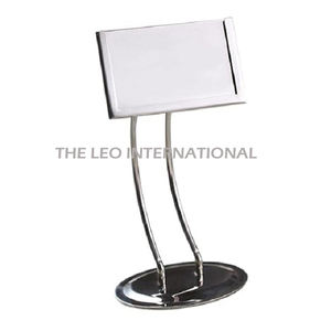 Modern Place <b>Card</b> Holder Stainless Steel Metal Desk <b>Card</b> Display Stand Office <b>Table</b> Storage for Hotel Home Decor - Product Image 5