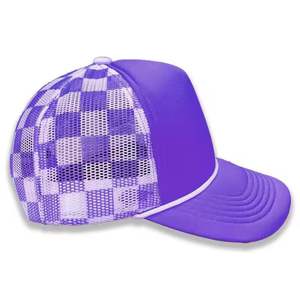 Gorra Trucker de 5 Paneles con Malla Personalizada, Gorra al por Mayor con Cierre a Presión de Espuma - Product Image 5