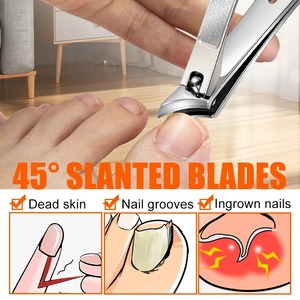 ที่ตัดเล็บสแตนเลส 1 ชิ้น ใบมีดคม ปากกว้าง ตัดเล็บขบ ตัดเล็บหนา - Product Image 6