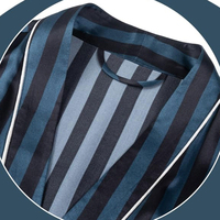 Batas de Dormir de Seda Satén 100% Personalizadas para Novia, Manga Larga, Transpirables, de Secado Rápido, 220g, Unisex, Ropa de Dormir para Hombre