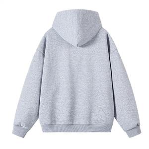 Sweat à capuche zippé en coton pour homme, collection Printemps 2026, style jeune et dynamique, vêtement d'extérieur décontracté - Product Image 2