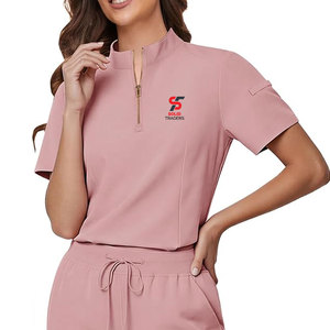 Ensemble de blouses médicales unisexes Solid Trader, tissu respirant, design léger et pratique, uniforme d'hôpital de qualité supérieure - Product Image 4