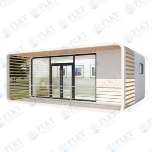 Maison préfabriquée FLKT, cabane Apple, structure en acier moderne, villa résidentielle pour l'extérieur, glamping mobile, bureau de jardin, CE/ISO - Product Image 4