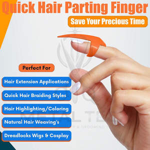 Best Stainless Steel Hair <b>Selection</b> Rings for Braiding Curling Styling Extensions Silver Color <b>Salon</b> Hair Parting Tools - Product Image 5