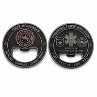 Décapsuleur de bouteille personnalisé avec emblème bouclier et pièce de monnaie |   Badge en métal découpé sur mesure style pièce de monnaie |   Cadeau commémoratif pour l'équipe |   Alliage de zinc OEM