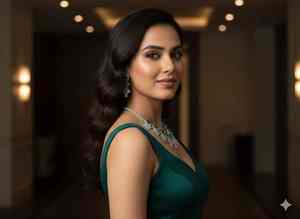 Ensemble de colliers ethniques modernes en laiton de qualité supérieure avec pendentif décoratif pour collection festive, disponible à la vente - Product Image 2