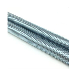Fournisseur indien vendant des fixations : Tige filetée M8 M10 M20, Barre en acier au carbone galvanisé, Vis à tête cylindrique à filetage complet DIN976, Tige filetée - Product Image 1