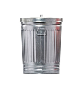 Bote de Basura de Acero Galvanizado de 20 Galones con Tapa - Product Image 4