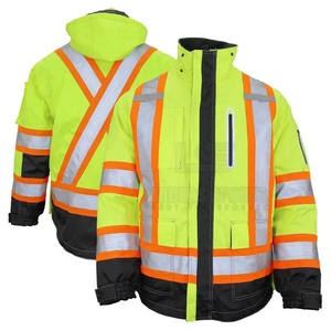 Chaqueta de Trabajo Reflectante de Alta Visibilidad, Transpirable, con Certificación CE, de Alta Calidad, Fabricada en Poliéster - Product Image 6