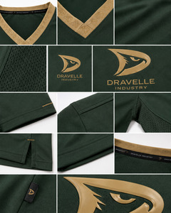 Chemise d'entraînement d'arts martiaux pour homme, col en V, vert, respirante, en polyester, uniforme pour la pratique du karaté et du taekwondo - Product Image 4