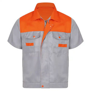 Chemise de travail personnalisée multicolores, légère, à manches courtes, vêtements de travail pour usine, plombier, réparateur, uniforme de travail - Product Image 3