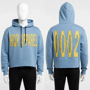Sudadera con capucha Essentials de 500 g/m² de algodón 100% personalizable, de gran tamaño, con efecto desgastado, lavado ácido y acabado vintage, al por mayor - Product Image 5