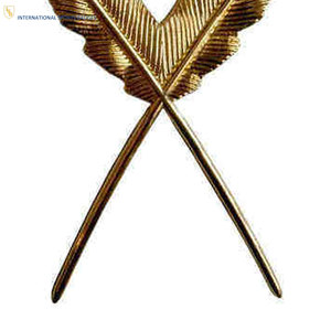 Wholesale Customized Gold Plated Embroidered Eco-Friendly Masonic Regalia <b>Collar</b> Jewels Set with Magnet Attachment OEM Services - Product Image 5