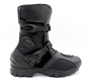 Bottes de moto en cuir respirantes pour hommes, vente en gros, course de vitesse, motocross, équipement de protection personnalisé, chaussures toutes saisons - Product Image 1