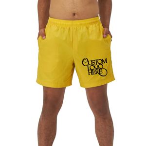 Shorts de sport respirants en nylon pour homme, idéaux pour la gym, l'entraînement, la course, la plage, motif uni, 2-en-1, pour la natation et le fitness - Product Image 5