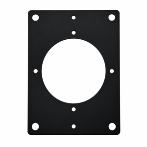 Placa de Montaje de Base de Robot de Aluminio Negro Personalizada OEM 5052 6061, Panel de Soporte de Chapa Metálica de Precisión para Automatización Industrial - Product Image 4