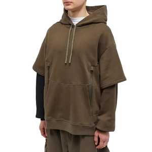 Sweat-shirt à capuche unisexe, style streetwear, poids lourd, coupe classique, double couche, manches longues, 100% coton, molleton de haute qualité - Product Image 1