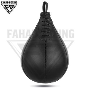 Mini Round <b>Boxing</b> Speed <b>Ball</b> Bag Best Selling Customized Logo Premium Quality Black Color Heavy-Duty Oxford Fabric Punching Bags - Product Image 3