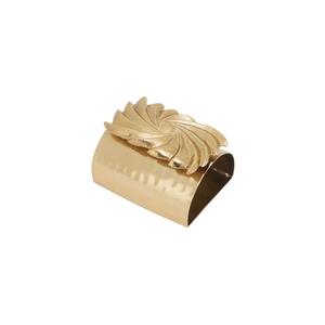 Adjustable Luxury Leaf Napkin <b>Ring</b> Table Accessories For Wedding Occasion Decoration <b>Cheap</b> Price - Product Image 2