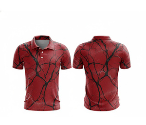 Custom Printed Polo Shirt with Full Sublimation Design Durable Stitching for Men Women Youth Quick-Dry Dry-Fit Active - Product Image 3