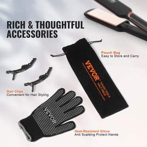 Plancha de Pelo de Titanio de 2 Pulgadas con Pantalla LCD, Doble Voltaje (110V/240V), 11 Ajustes de Temperatura, Iones Negativos Infrarrojos para Salón - Product Image 6