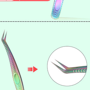 แหนบต่อขนตาปลายไฟเบอร์ แบรนด์ส่วนตัว โลโก้สั่งทำ แหนบต่อขนตาแบบวอลลุ่ม ปลายไฟเบอร์ แหนบต่อขนตาปลายไฟเบอร์ โลโก้สั่งทำ - Product Image 4