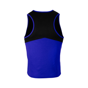 Conjunto de Pantalones Cortos de Boxeo Azules y Negros con Cintura Blanca, Ropa de Combate Ligera de Poliéster para Entrenamiento de Adultos - Product Image 3