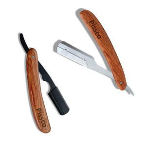 Rasoir droit en acier inoxydable personnalisé, logo personnalisé, rasoirs de barbier en acier inoxydable pour hommes - Product Image 5