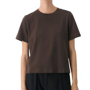 Women Cotton T Shirt Basic Casual Regular Fit Short Sleeve Crew Neck Daily Wear Tee OEM ODM Manufacturer Custom Wholesale - Product Image 2