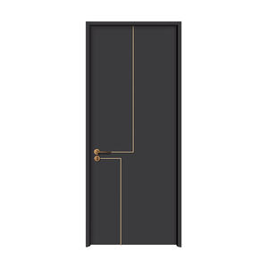 Portes CAESAR DOOR en MDF composite durable, pré-montées, étanches, style ferme, à grain de bois, pour intérieur, portes creuses pour salle de bain/salon - Product Image 1