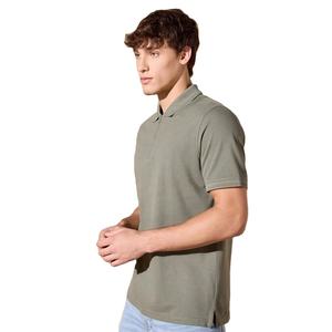 2025 nuevo diseño algodón poliéster secado rápido Polo Casual manga corta tejido hombres polos con impresión personalizada - Product Image 2