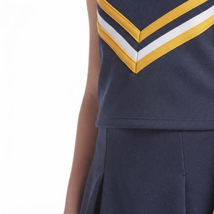 Wholesale Children Girls Heat-Transfer Printed Cheerleading <b>Dance</b> Uniforms Full Length Cheer <b>Crop</b> <b>Top</b> and Shorts OEM Service - Product Image 4