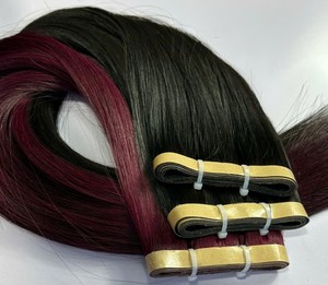 Venta al por mayor doble dibujado vietnamita cinta cruda en extensiones invisible cutícula alineada cinta Remy en extensiones de cabello 100% cabello humano - Product Image 3