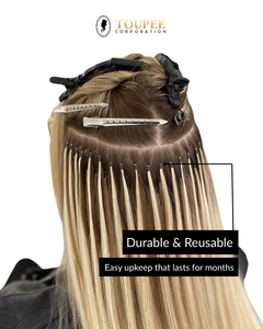 100% Virgin Flat Tip Hair Extensions Vietnam | Full Cuticle Aligned Keratin Bonded | Soft Natural Texture Factory Price - Product Image 1